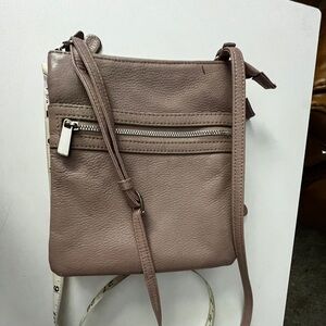 Giana Bernini Mauve 8” x 7” Crossbody Bag